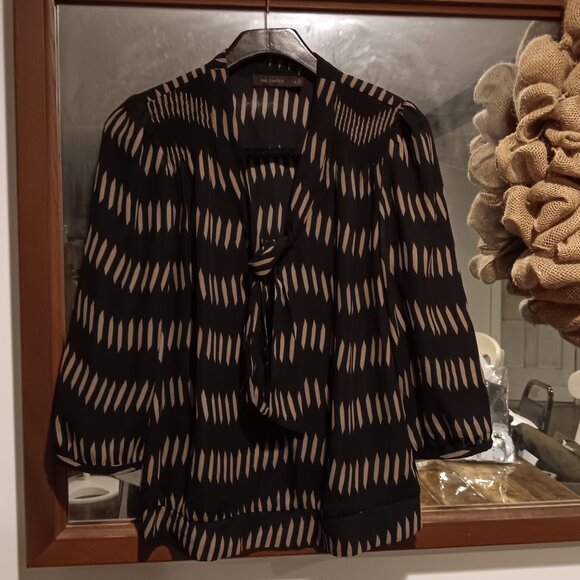The Limited Tops - ✨️The Limited Black and Tan Blouse Size Medium